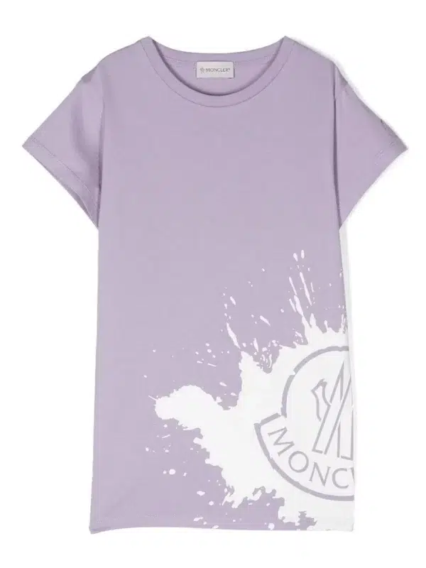 【意大利】MONCLER KIDS 徽標圓領短袖T恤 12Y | 【ITALY】MONCLER KIDS LOGO CREW NECK SHORTS SLEEVE T-SHIRT 12Y