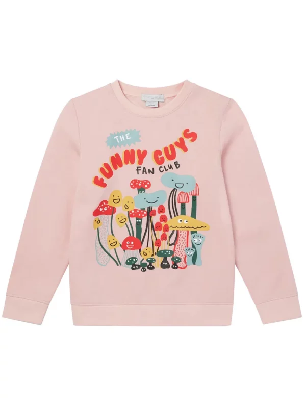 【意大利】STELLA MCCARTNEY KIDS THE FUNNY GANG 蘑菇印花衛衣 | 【ITALY】STELLA MCCARTNEY KIDS THE FUNNY GANG MUSHROOM PRINT SWEATSHIRT
