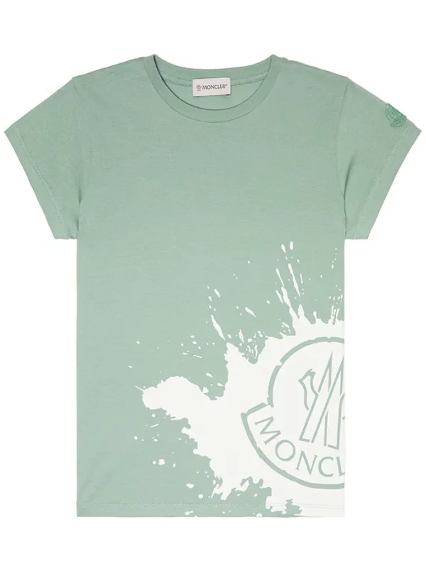 【意大利】MONCLER KIDS 徽標圓領短袖T恤 12Y | 【ITALY】MONCLER KIDS LOGO CREW NECK SHORT SLEEVE T-SHIRT 12Y