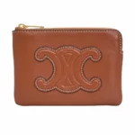 250403 直播編號 21 : 【未使用品】CELINE CUIR TRIOMPHE 零錢包 E22551