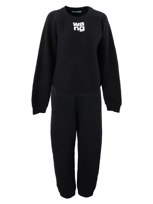 【二手】ALEXANDER WANG LOGO 印花運動套裝 S