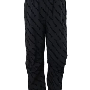 【二手】ALEXANDER WANG 植絨印花錐形長褲 S
