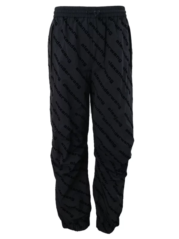 【二手】ALEXANDER WANG 植絨印花錐形長褲 S
