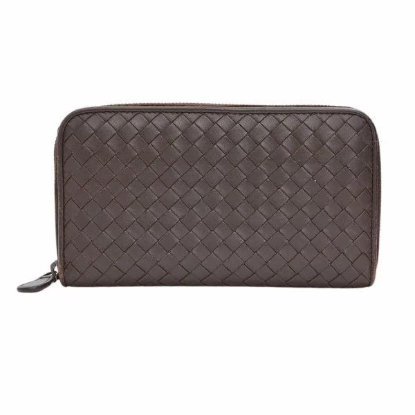 【二手】BOTTEGA VENETA 拉鍊長錢包 E23171