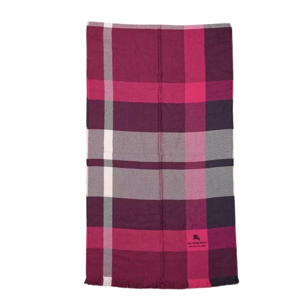 【全新】BURBERRY 格紋圍巾 E21287