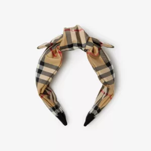 【全新】BURBERRY 兒童柔軟結飾頭帶 E22872