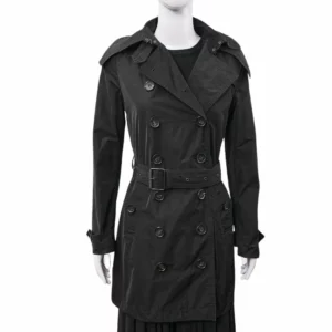 【二手】BURBERRY 連帽風衣外套 UK4 E22709