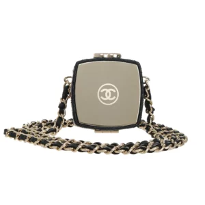 【二手】CHANEL 鏡面粉餅盒鏈條包