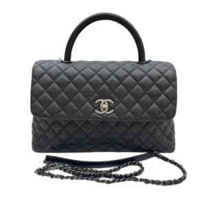 【二手】CHANEL COCO HANDLE 黑色手袋 PD2059