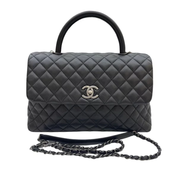 【二手】CHANEL COCO HANDLE 黑色手袋 PD2059