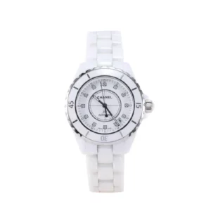 【二手】CHANEL J12 H1629 38 MM 鑽石自動腕錶 VV2391
