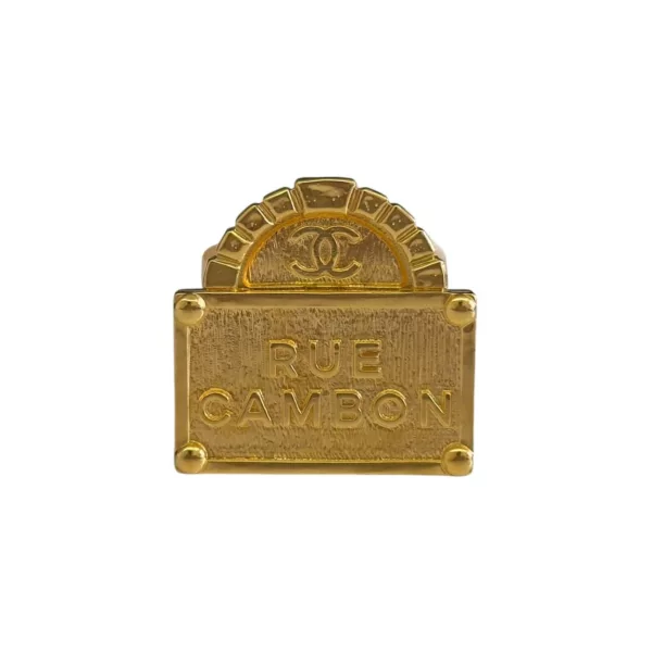 【二手】CHANEL RUE CAMBON 胸針 VV2523