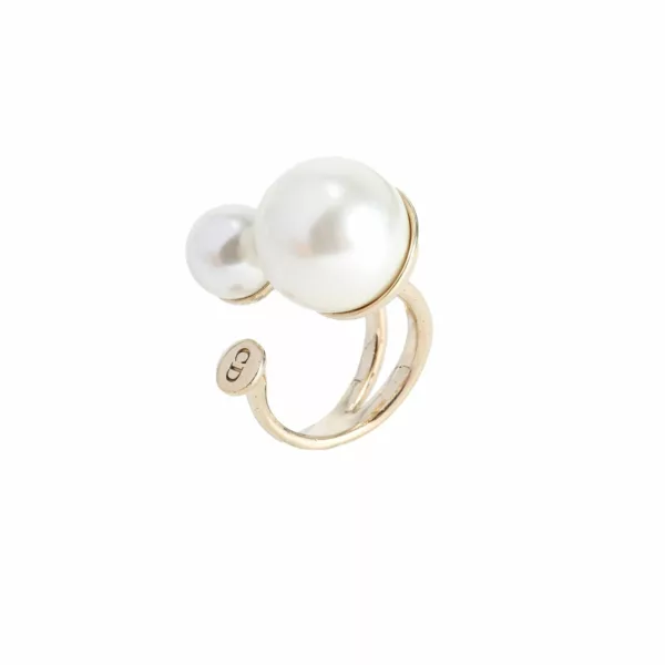 【二手】CHRISTIAN DIOR 珍珠戒指 54 VV2469