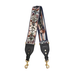 【二手】CHRISTIAN DIOR 刺繡肩帶 E20458