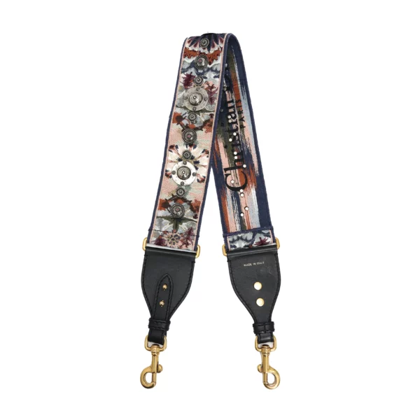 【二手】CHRISTIAN DIOR 刺繡肩帶 E20458