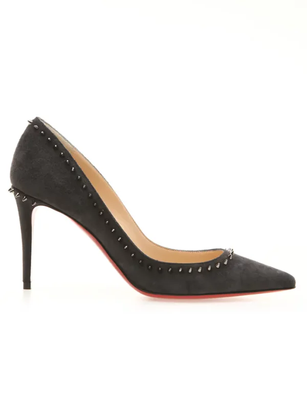 【意大利】CHRISTIAN LOUBOUTIN ANJALINA 85 鉚釘高跟鞋 35.5