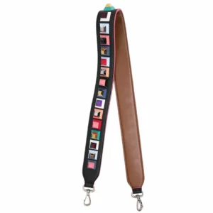 【二手】FENDI RAINBOW STUD STRAP YOU 肩帶 E22691