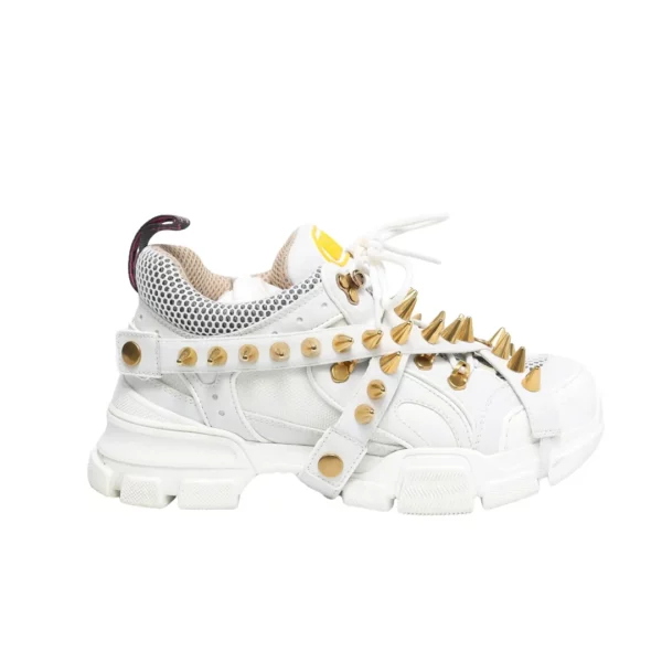 【二手】GUCCI FLASHTREK 鉚釘運動鞋 37 E17024