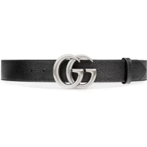 【意大利】GUCCI GG扣環真皮腰帶 100*4