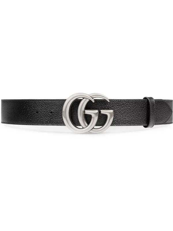 【意大利】GUCCI GG扣環真皮腰帶 100*4