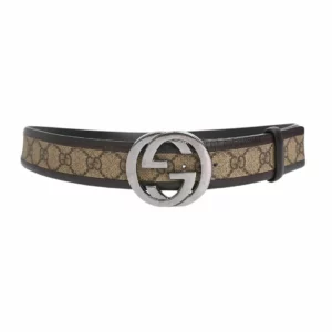【二手】GUCCI GG LOGO 皮帶 90 142930 E19735