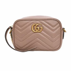 【全新】GUCCI GG MARMONT 皺褶迷你袋 448065 E22981