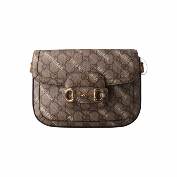 【二手】GUCCI X BALENCIAGA THE HACKER PROJECT 迷你馬扣1955 單肩包 VV2509