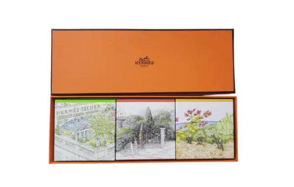 【全新】HERMES 3 塊香皂禮品套裝 E22625