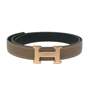 【全新】HERMES CEINTURE MINI H BELT BUCKET & REVERSIBLE 24 MM 皮帶 85 E20492