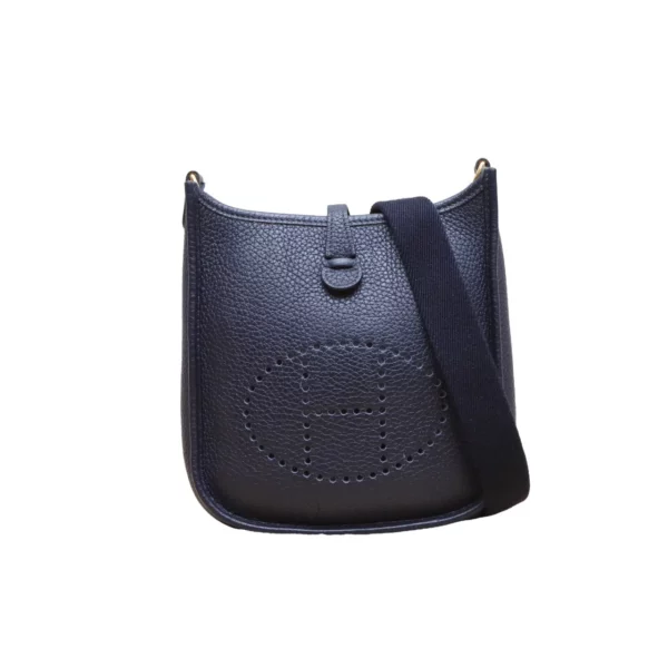 【二手】 HERMES EVELYNE 16 迷你午夜藍手袋 PD1965