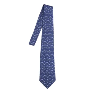 【二手】HERMES GIRAFFE 領帶 8 CM E21270
