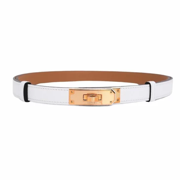 【未使用品】HERMES KELLY 18 皮帶 E22917