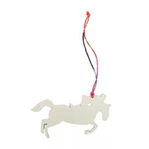 【全新】HERMES PETIT H 馬和騎師掛飾 E22538