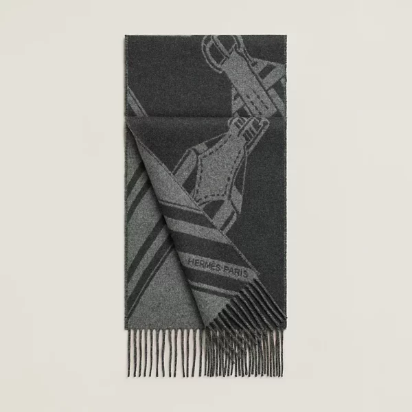 【全新】HERMES SANGLES EN ZIG ZAG 圍巾 E18839