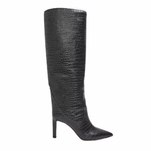 【二手】JIMMY CHOO 鱷魚壓紋高跟長靴 36 E22081