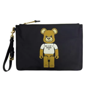 【二手】MOSCHINO 泰迪熊黑色手包 PD1976