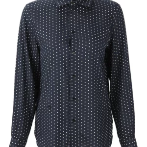 【二手】SAINT LAURENT 波點印花襯衫 34