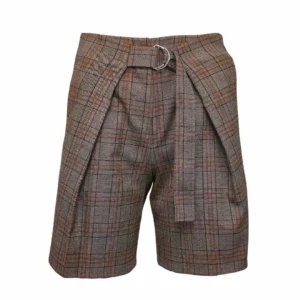 【全新】TIBI 格紋印花短褲 00 S3561