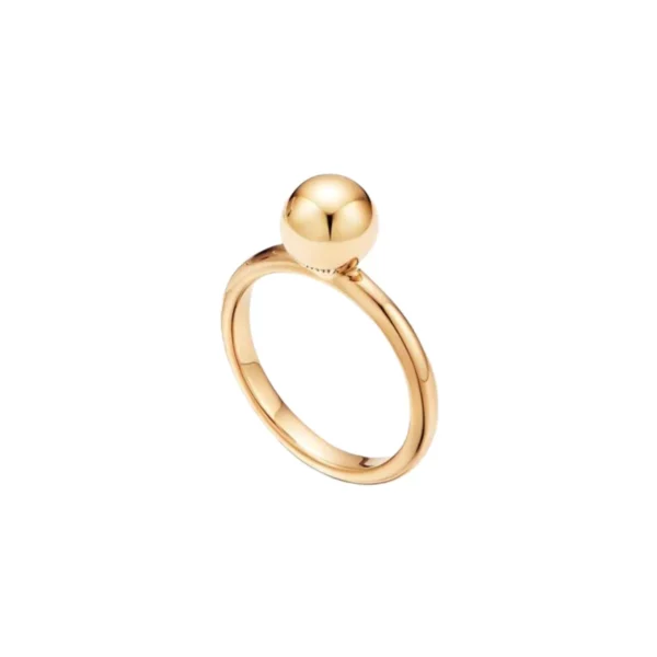 【二手】TIFFANY & CO. 18K玫瑰金球形戒指 52 PD1971