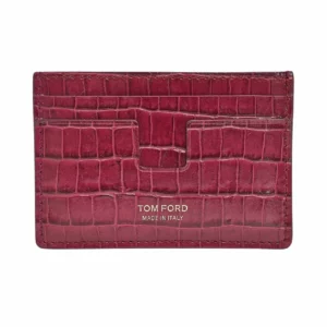 【全新】TOM FORD 鱷魚皮壓紋卡包 E23053