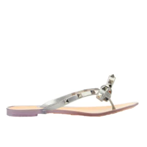 【意大利】VALENTINO ROCKSTUD 蝴蝶結拖鞋 36