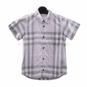 【二手】BURBERRY 格紋童裝恤衫 6Y E9331