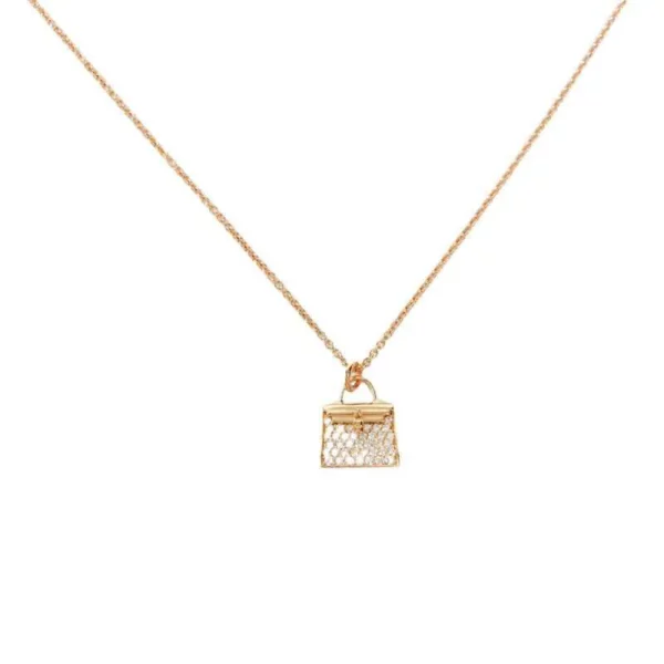 【二手】HERMES AMULETTE KELLY 鑽石項鏈 YY2034