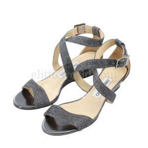 【二手】JIMMY CHOO 坡跟涼鞋 35.5 E11831