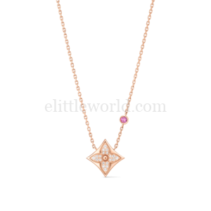 【二手】LOUIS VUITTON COLOR BLOSSOM 七夕限量BB星形吊墜項鏈 Q03274 RR1928