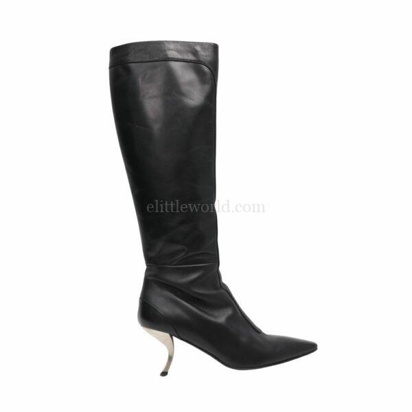 【二手】ROGER VIVIER 皮革長靴 38.5 E15021