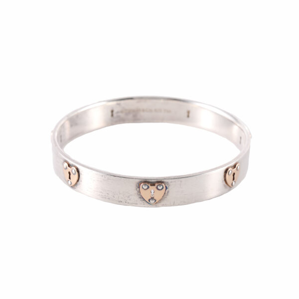 【二手】TIFFANY & CO. HEART LOCK 手鐲 S RR3001