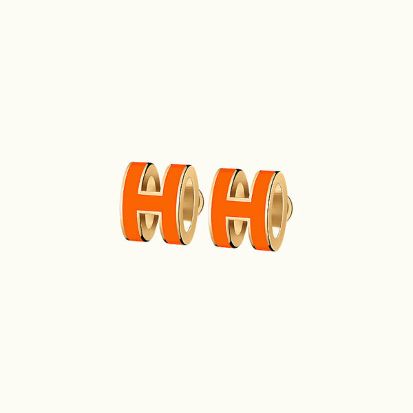 【二手】HERMES POP H 迷你耳環 RR3010