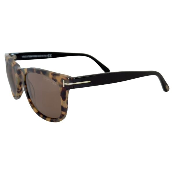 【二手】TOM FORD 琥珀色拼黑色 太陽眼鏡 PD3322