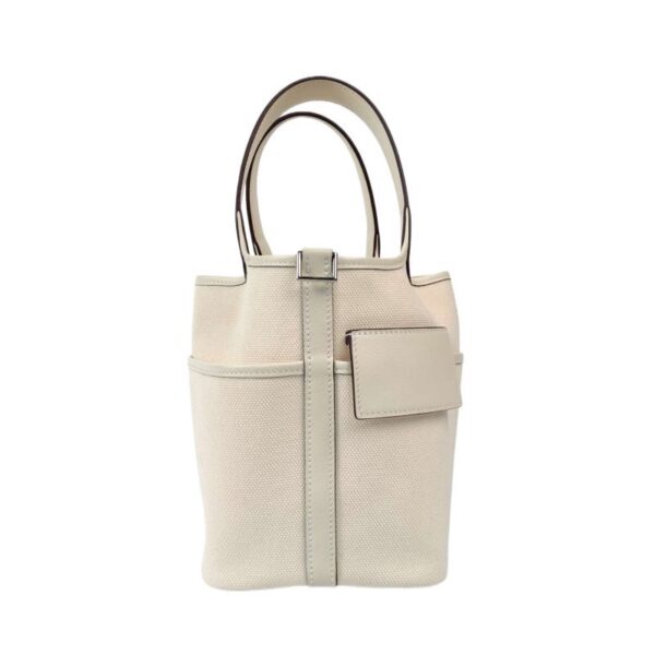 【二手】 HERMES PICOTIN LOCK 水桶手袋 白色 PD3358